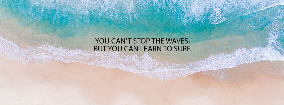 you can not stop the wave